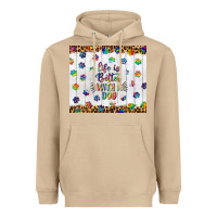 Mushroom life is better with a dog tumbler tbs Heavyweight Hoodie - TumblerDesignByShophia