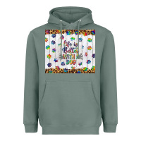 Sage life is better with a dog tumbler tbs Heavyweight Hoodie - TumblerDesignByShophia