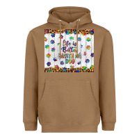 Toasted Coconut life is better with a dog tumbler tbs Heavyweight Hoodie - TumblerDesignByShophia
