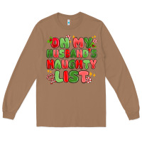 Toasted Coconut on my husband's naughty list Long Sleeve Tee - MaliasSmallBusiness