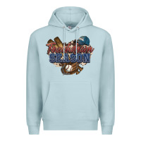 Blue Mist Touchdown season Baseball Premium Hoodie - HowdyJamesFarm