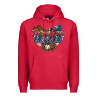 Cardinal Touchdown season Baseball Premium Hoodie - HowdyJamesFarm