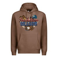 Chestnut Touchdown season Baseball Premium Hoodie - HowdyJamesFarm