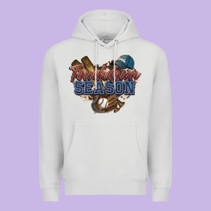 Touchdown Season Baseball Premium Hoodie Designed By Howdyjamesfarm