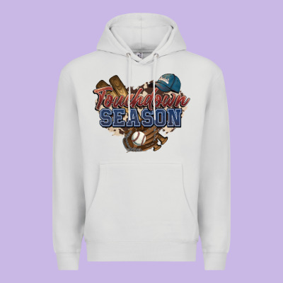 Touchdown Season Baseball Premium Hoodie Designed By Howdyjamesfarm