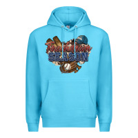 Ocean Blue Touchdown season Baseball Premium Hoodie - HowdyJamesFarm