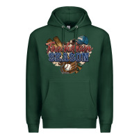 Sports Green Touchdown season Baseball Premium Hoodie - HowdyJamesFarm