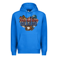 True Royal Touchdown season Baseball Premium Hoodie - HowdyJamesFarm