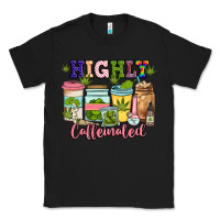 Black highly caffeinated Classic Tee - JahusDesignShop