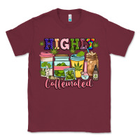 Burgundy highly caffeinated Classic Tee - JahusDesignShop