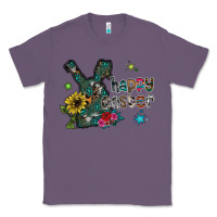 Lavender Happy Easter Classic Tee - CowhideDigitalArt