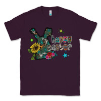 Plum Happy Easter Classic Tee - CowhideDigitalArt