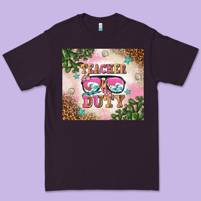 Teacher Of Duty Summer Break Premium Tee Designed By Adodesignshop