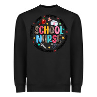 Black school nurse Heavyweight Sweatshirt - MaliasSmallBusiness