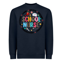 Navy school nurse Heavyweight Sweatshirt - MaliasSmallBusiness
