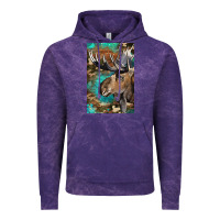 Cloud Purple Western Camo Moose Vintage Hoodie - LillyAllenDesigns