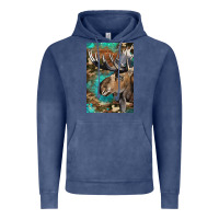 Vintage Denim Western Camo Moose Vintage Hoodie - LillyAllenDesigns
