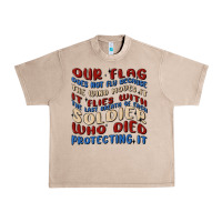 French Oak our flag Urban Heavy Tee - MaliasSmallBusiness
