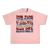Salmon our flag Urban Heavy Tee - MaliasSmallBusiness