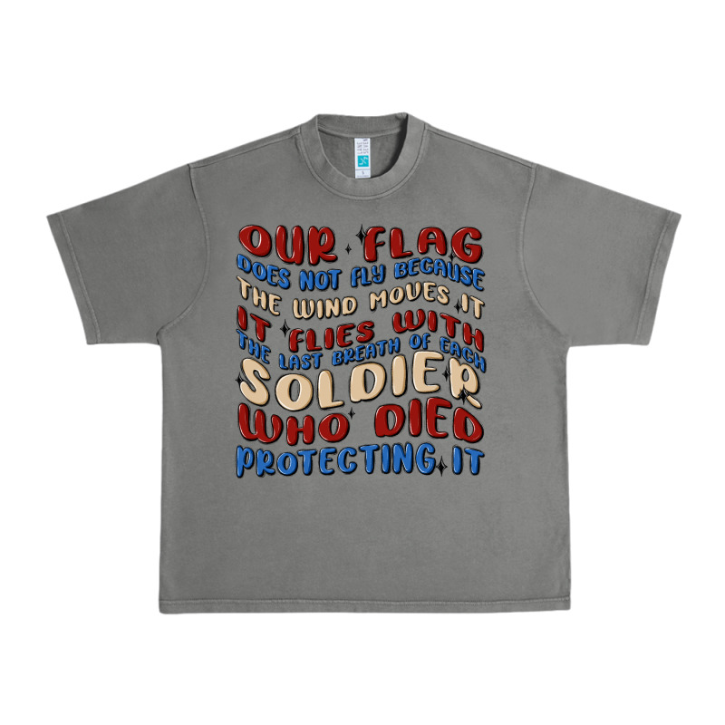 Our Flag Urban Heavy Tee by MaliasSmallBusiness | Teevron