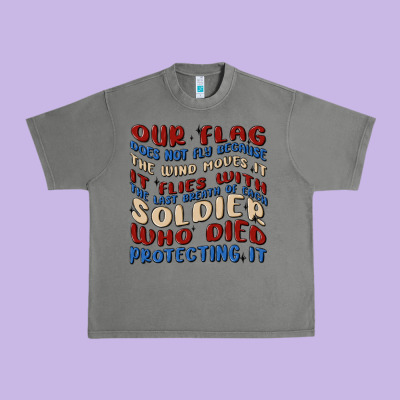 Our Flag Urban Heavy Tee Designed By Maliassmallbusiness