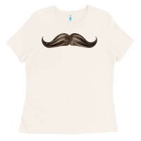 Bone brown moustache fa element Ladies Tee - FaDigitalArtStudio