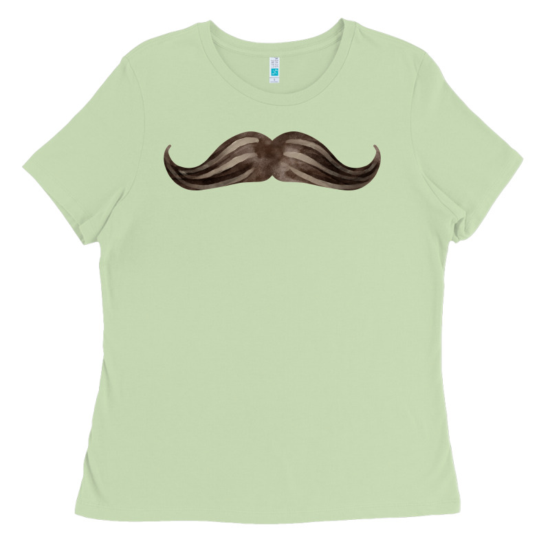 Brown Moustache Fa Element Ladies Tee by FaDigitalArtStudio | Teevron