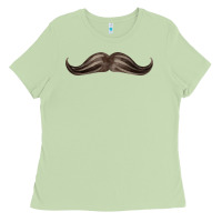 Matcha brown moustache fa element Ladies Tee - FaDigitalArtStudio