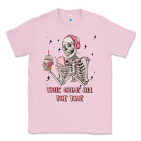 Bubblegum Pink true crime all the time Classic Tee - MaliasSmallBusiness