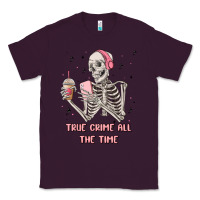 Plum true crime all the time Classic Tee - MaliasSmallBusiness