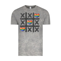 Cloud Rock pride tic tac toe Vintage Tee - MaliasSmallBusiness