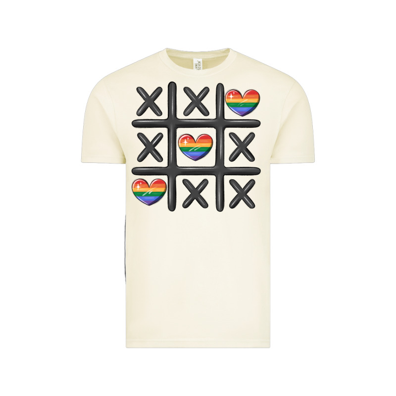 Pride Tic Tac Toe Vintage Tee by MaliasSmallBusiness | Teevron