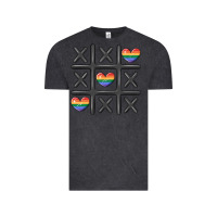 Vintage Black pride tic tac toe Vintage Tee - MaliasSmallBusiness