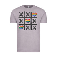 Vintage Zinc pride tic tac toe Vintage Tee - MaliasSmallBusiness