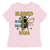 Bubblegum Pink Blessed To Bee Nana Ladies Tee - JahusDesignShop