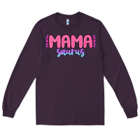 Plum mama saurus Long Sleeve Tee - MaliasSmallBusiness