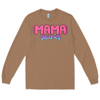 Toasted Coconut mama saurus Long Sleeve Tee - MaliasSmallBusiness