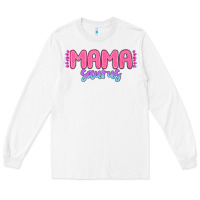 White mama saurus Long Sleeve Tee - MaliasSmallBusiness
