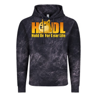Hodl Hold On For Dear Life Dogecoin Vintage Hoodie | Teevron