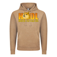 Vintage Coffee hodl hold on for dear life dogecoin Vintage Hoodie - Jasminsmagicworld