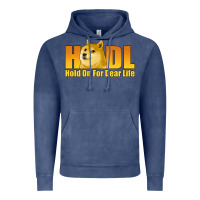 Vintage Denim hodl hold on for dear life dogecoin Vintage Hoodie - Jasminsmagicworld