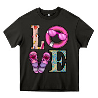 Asphalt love summer Heavy Core Tee - CowhideDigitalArt