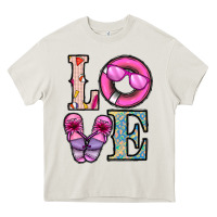 Cream love summer Heavy Core Tee - CowhideDigitalArt