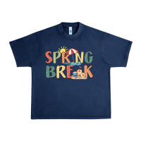 Navy spring break Urban Heavy Tee - MaliasSmallBusiness