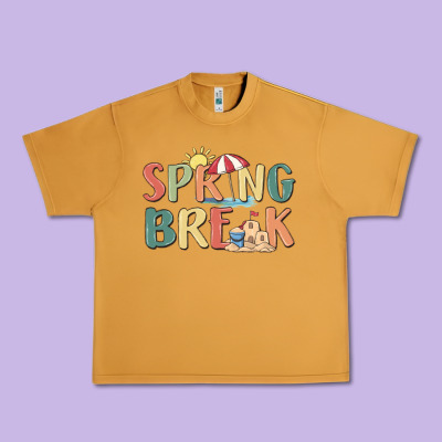 Spring Break Urban Heavy Tee Designed By Maliassmallbusiness