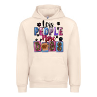 Sandshell Less people more dogs Mother's Day Urban Hoodie - FaDigitalArtStudio