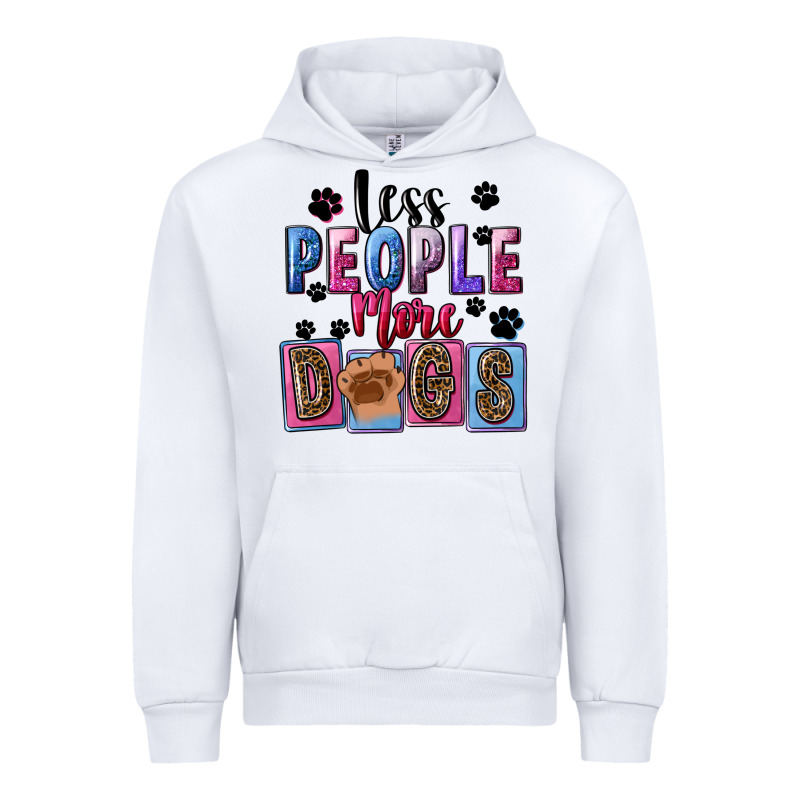 Less People More Dogs Mother's Day Urban Hoodie by FaDigitalArtStudio | Teevron