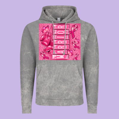 Warrior Breast Cancer Vintage Hoodie Designed By Ranaportraitstore