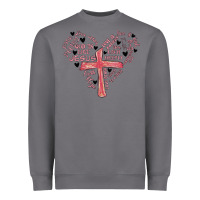 Storm retro christian valentine Heavyweight Sweatshirt - MaliasSmallBusiness