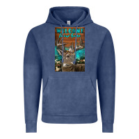 Vintage Denim Western Buck Deer Garden Vintage Hoodie - LillyAllenDesigns